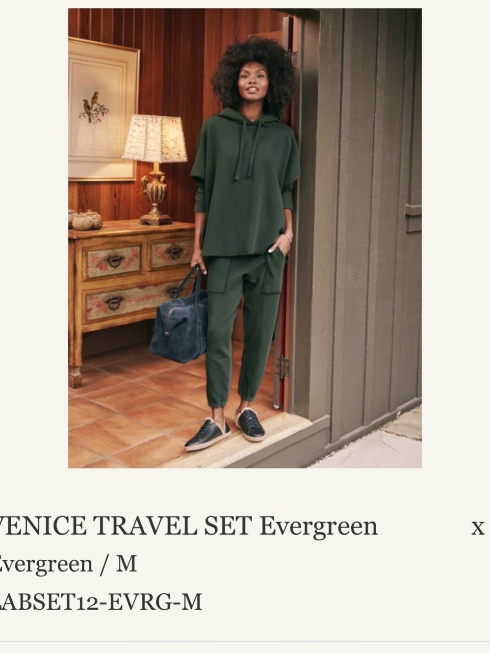 Frank & Eileen Evergreen Venice, travel set M